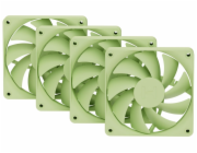 HYTE ventilátor 120mm PWM / barva Matcha Milk / 1500rpm / 72CFM / ABS / 4-pin / sada 4x ventilátor