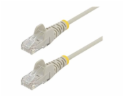 Startech 2m Slim LSZH CAT6 Ethernet Cable, 10 Gigabit Snagless RJ45 100W PoE Patch Cord, CAT 6 10GbE UTP Network Cable w/Strain Relief, Grey, ETL, Low Smoke Zero Halogen - Category 6 - 28AWG (N6PAT200