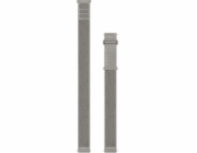 Garmin Řemínek na hodinky s rychloupínacím ComfortFit Fabric 18 mm, světle pískově/francouzsky šedý