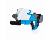LeanToys Vodní pistole s mechanickým pumpováním, bílá a modrá, 650ml