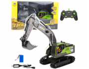 HUINA R/C pásový bagr zelený 1:18