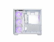 Cooler Master case Elite 681, ATX, Průhledná bočnice, 4x 120mm ARGB Fan, Bílá