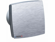 Ventika Odsávací ventilátor O 100 230V 14W 88m3 33dB s hygrostatem a časovačem, hliníkový MODERN TEKNO D100LDAOH
