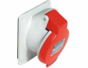 Schneider pevná zásuvka 5P 32A 400V červená IP44 (PKF32F435)