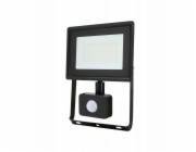 Bemko SMD LED světlomet KASTEL2 30W 4000K 2520lm IP65 černý s pohybovým senzorem C64-S-LFK2-030BL-4K