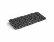 C-TECH Klávesnice KB-120S Dual mode, bezdrátová, BT5.0 + 2,4GHz, USB nano receiver, CZ/SK