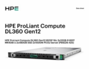 HPE PL DL360g12 6515P (2.4/16C) 2x32G (P69727) 2x480G MR408i-o 8SFF 2x1000W 10GbE NBD333 Smart Choice