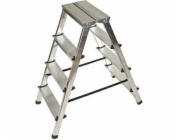 AWTools AW ŽEBŘÍKOVÁ STOLIČKA 4 SCHODY 125 KG AW23004