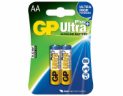 GP alkalická baterie 1,5V AA (LR6) Ultra Plus 2ks blistr