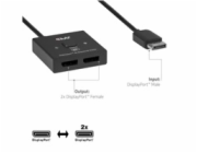 Club3D Switch, DP na 2x DP Oboustranný 2v1, 8K60Hz, 0,5m