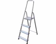 AWTools AW HLINÍKOVÝ ŽEBŘÍK S VOLNÝM ZATÍŽENÍM, 4 STOJANŮ, 125 KG AW23014