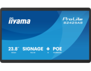 iiyama ProLite S2425AS-B1P - 24" Trída úhloprícky (23.8" zobrazitelný) displej LCD plochý panel - digital signage - s vestavený prehrávac médií SoC - Android - 1080p 1920 x 1080 - matná, cerná