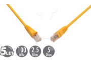 SOLARIX patch kabel CAT5E UTP PVC 2m žlutý