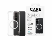 CARE by PanzerGlass Samba - Zadní kryt pro mobilní telefon - Qi - termoplastický polyuretan (TPU) - bílá, pruhledná - pro Samsung Galaxy S26