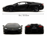 Jada Toys Žaislinis automobilis Furiou7 Shaw's Lamborghini Aventador, černá
