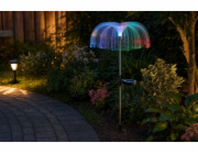 Lampa Strend Pro Garden Meduse, solárna, fiber vlákna, meniaca farbu, 75 cm