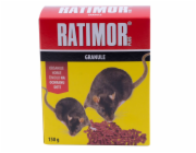 Návnada RATIMOR® Bromadiolon pelety, 150 g, pro myši a potkany, granule