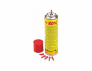 Plyn KEMPER 10051, Butan, kartuše 90 g, 150 ml, k plnění, do zapalovačů, Sellbox