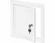 Kryt komory AWENTA z PVC, bílý, 400 x 400 mm (MKOM36)