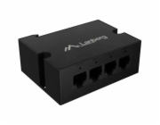 SWITCH LANBERG DIN-FE4-AT-30W 1XIN 3X OUT 100MB POE EXTENDER FAST ETHERNET DIN LIŠTA AT 30W