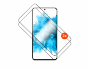Fixed Pevné tvrzené sklo na celé tělo s aplikátorem pro Samsung Galaxy A57 5G, 2 ks, černé