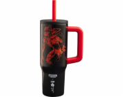 Bialetti - Termohrnek Stranger Things 900ml s brčkem a uchem - Svítí ve tmě