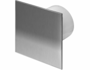 AWENTA Koupelnový ventilátor Awenta WTI125 Trax fi125mm 145m3/h 9W 230V s čidlem vlhkosti a časovačem, stříbrný