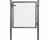 Brána Strend Pro METALTEC ECO 2, 1000/1200/50x50 mm, okrúhly rám, antracit, jednokrídlová, záhradná,