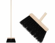 Koště Geco Indust Black WH, 240 mm, průmyslové, černé, s násadou 1200 mm