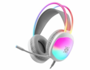 Herní sluchátka Defender Eclipse RGB bílá 62440
