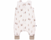 Celoroční spací pytel z mušelínu s ponožkami PULP BAMBOO - 1,5 TOG až 2,5 roku - Penguins