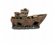 Terra Natura Aqua dekorace do akvária vrak lodi velká 29 cm