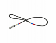 BarryKing Lanové vodítko , 6 mm/100 cm, černé, modročervené vložky