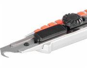 Nůž Strend Pro UKX-867-8, 18 mm, odlamovací, s kolečkem, háček na ostří, Alu/plast