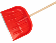 Sněhová fréza D 470x370 mm, lopata na sníh, PVC, kovová tyč, sněhová fréza, dřevěná násada D 100 cm,
