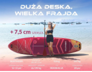 SUP prkno SKATINGER Prana Meteor Red 350 x 89 x 15 cm