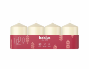 Svicky Bolsius Pillar Advent, kremove, 60x40 mm, bal. 4 ks