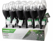 Lampa Strend Pro Garden, plast, efekt plameňa, solárna, 6,5x40 cm, 1x LED, Sellbox 24 ks