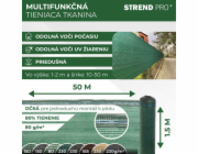 Stínicí tkanina HOBBY.NET 1,5x50 m, HDPE, UV, 80 g/m2, 85% zelená