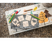 BeWooden Lišácké vkládací puzzle 4 v1 - Farma