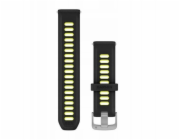 Garmin Silikonové hodinky Quick Release 20mm, černo-žluté