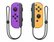 Nintendo Joy-Con 2x set neon lila / neon oranzová
