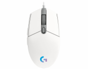 Logitech herní myš G102 LIGHTSYNC/ optická/ 6 tlačítek/ 8000dpi/ USB/ bílá