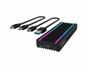 Icy Box IB-1824ML-C31 (schwarz, RGB-Beleuchtung)