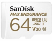 SanDisk MAX ENDURANCE microSDXC 64GB + adaptér
