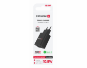 Swissten Síťový Adaptér Smart Ic 2X Usb 2,1A Power Černý
