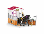 Schleich Horse Club Box na koně s Tori a princeznou, hrací figurka