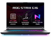 ASUS ROG Strix G16 - Ultra 9 Processor 275HX/32GB/1TB SSD/RTX 5080 16GB/16"/2,5K/IPS/240Hz/2y PUR/bez OS/šedá