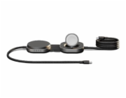ZENS Pro 3 - Bezdrátová nabíjecí podložka - 140 Watt - 3 výstupní konektory (USB-C, magnetický) - Certifikace MFI