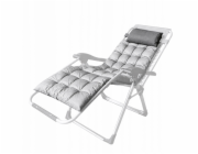 ModernHome Matrace pro velké měkké lehátko 160 cm šedá bez rámu